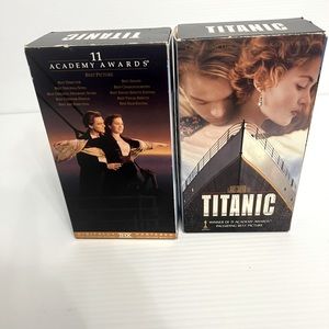 Titanic VHS Box Set Original Release , excellent